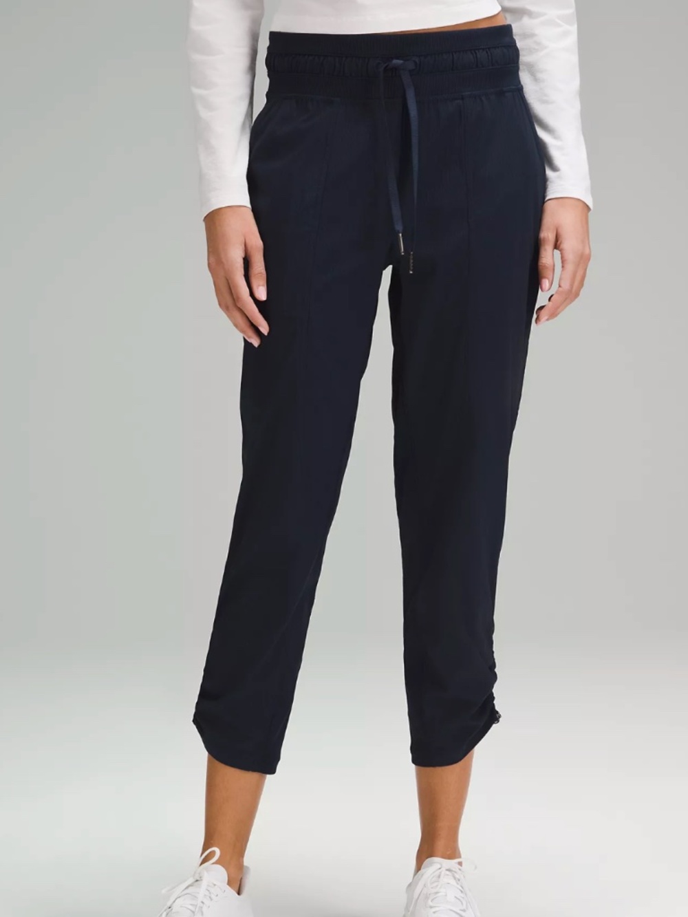Lululemon Dance Studio Mid-Rise Cropped Blue Pants